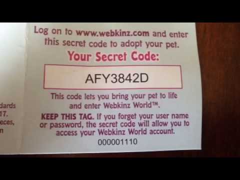 Free webkinz codes generator